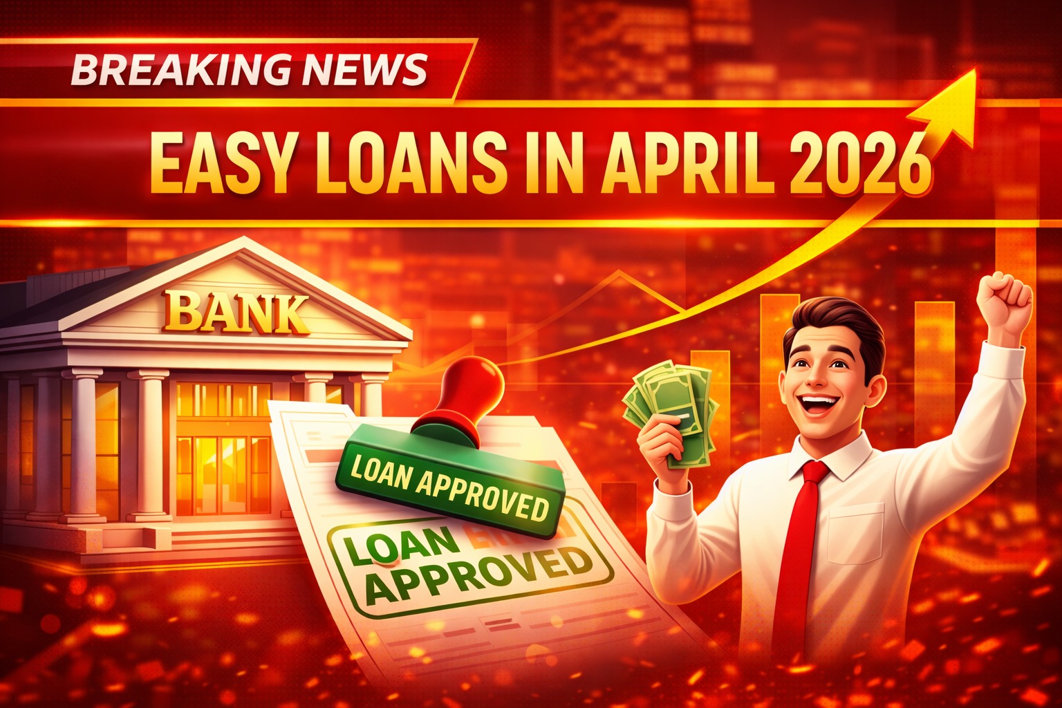 bank loan approval increase April 2026 India infographic